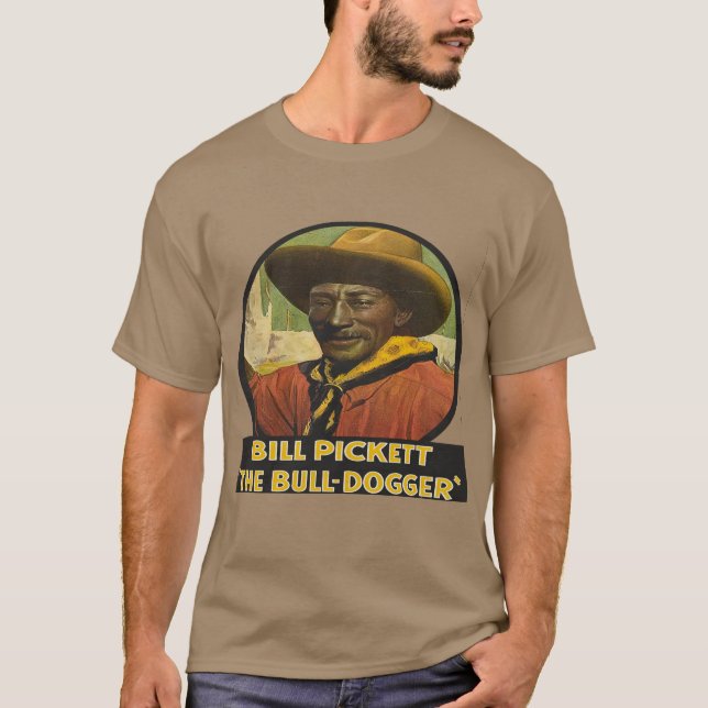 T-shirt Boeuf de cowboy de rodéo luttant la chemise de (Devant)