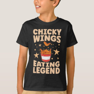 T-shirt Boeuf de poulet manger légende