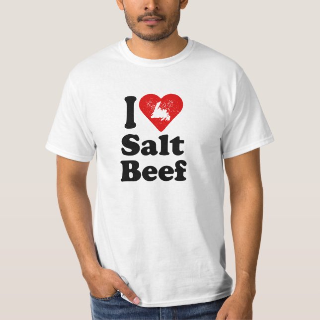 T-shirt Boeuf de sel du coeur I (Devant)