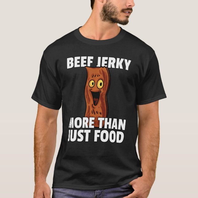 T-shirt Boeuf Jerky Pour Un Amoureux De Viande (Devant)