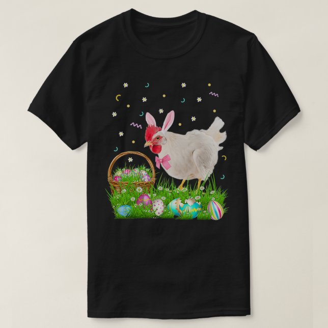 T-shirt Boeuf mignon de Pâques Oeufs de lapin de Pâques Co (Design devant)