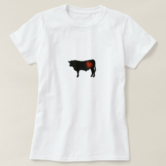T-shirt Boeuf noir d'Angus d'amour