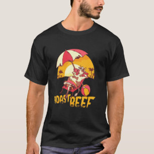 T-shirt Boeuf rôti de vache d'été Pun Femmes Hommes Enfant