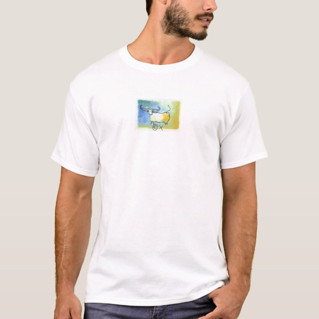 T-shirt Boeuf - signe chinois (Devant)