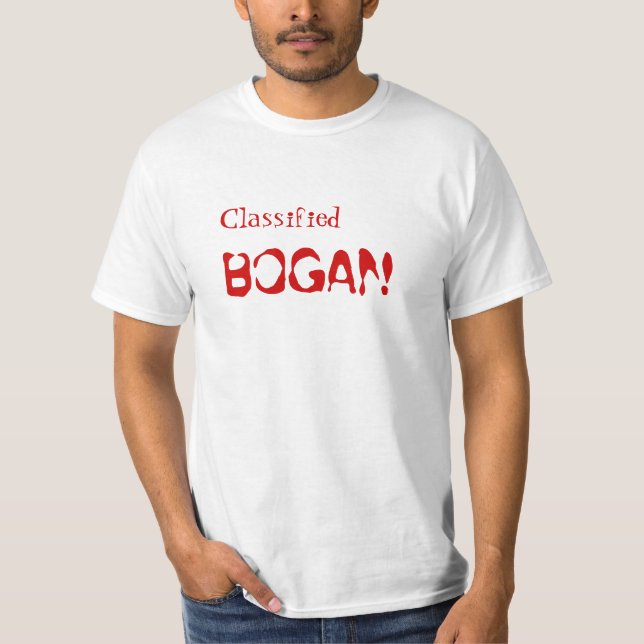 T-shirt Bogan Classifié Bogan Shirt (Devant)