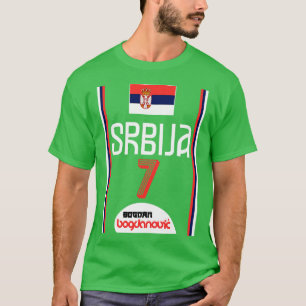 T-shirt Bogdan Bogdanovic Retro Serbie Euro de basket-ball