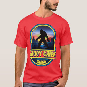 T-shirt Boggy Creek Arkansas insigne de voyage