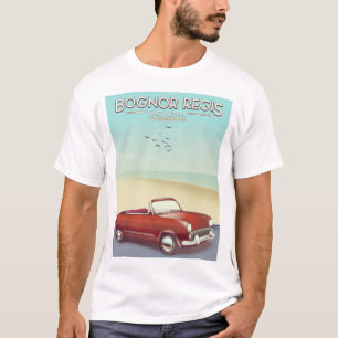 T-shirt Bognor Regis poster de voyage Vintage en bord de m