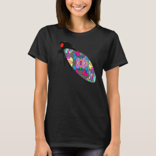 T-shirt Bogue colorée Cicada Belle Entomologie Enfants Hom