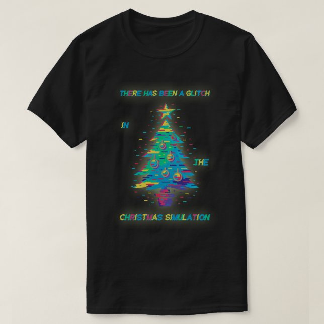 T-shirt Bogue dans la simulation de Noël (Design devant)