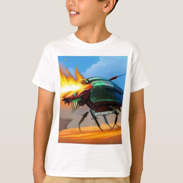 T-shirt Bogue robot blindé (Devant)