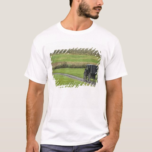 T-shirt Boguet amish sur la ruelle de ferme, Ohio du (Devant)
