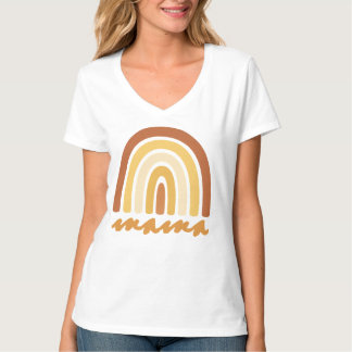 T-Shirt Bohème Arc-en-Ciel Maman