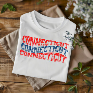 T-Shirt Bohème Rouge et Bleu Patriotique du Connec