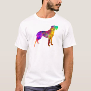 T-shirt Bohemian Wirehaired Pointing Griffon in watercolor
