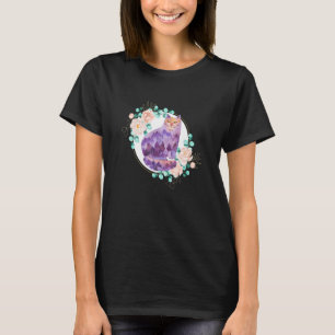T-shirt Boho Aquarelle Colorée Chat Animaux De Compagnie E