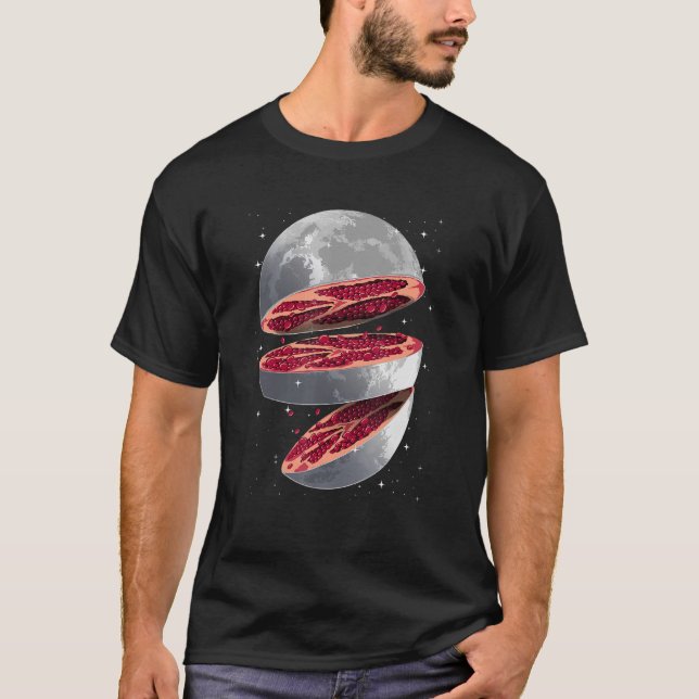 T-shirt Boho Astrologie Espace Lune (Devant)