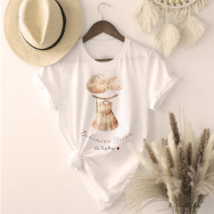 T-shirt Boho Baby Dress Hanger en bois Ciel