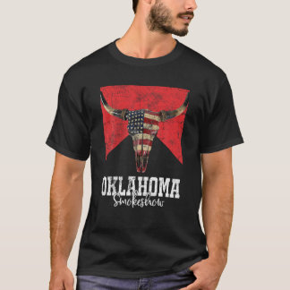 T-shirt Boho Bull Skull Cow Oklahoma Smokeshow Western Cou