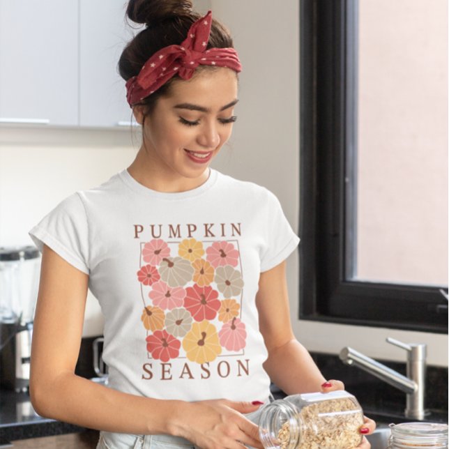 T-shirt Boho Chic Saison des citrouilles Automne (Créateur téléchargé)