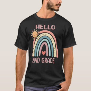 T-shirt Boho Cœur Arc-en-ciel Pour Enseignantes Femmes Bon