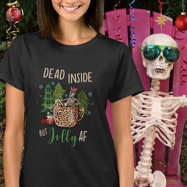 T-shirt Boho Dead Inside Rustic Funny Christmas Womens (Créateur téléchargé)