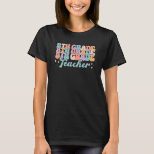 T-shirt Boho Enseigner Amour Inspirer Professeur de 5e ann