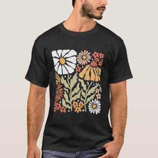 T-shirt Boho Fleur sauvage Plantes Jardinage Fleurs Nature