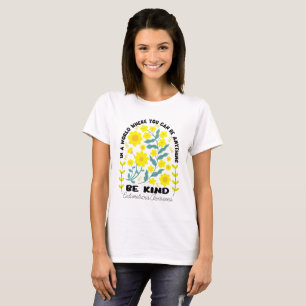 T-shirt Boho Floral Endometriose Sensibilisation Soyez Typ