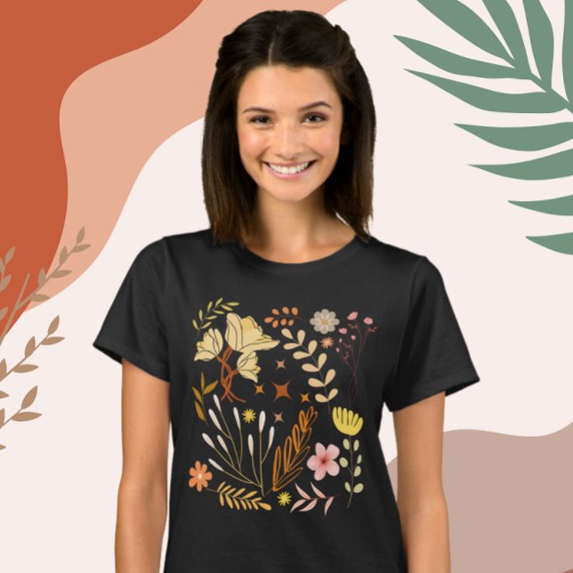 T-shirt Boho Floral Inspiré (Créateur téléchargé)