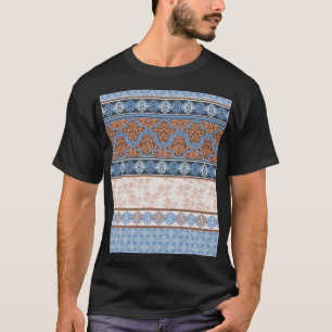 T-shirt Boho Floral Stripes : Ethnic Seamless Collection