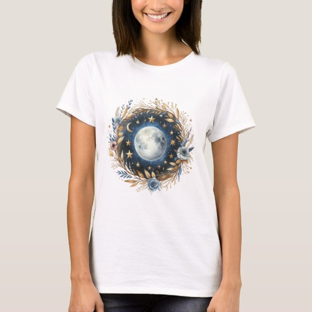 T-shirt Boho Full Moon (Devant)