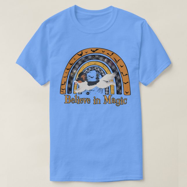 T-shirt Boho Halloween Papillion Chien compétition d'agili (Design devant)