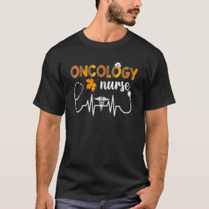 T-shirt Boho Leopard Heartbeat Oncologie Infirmière Chute