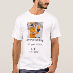 T-shirt Boho moderne heureux anniversaire ajouter nom date