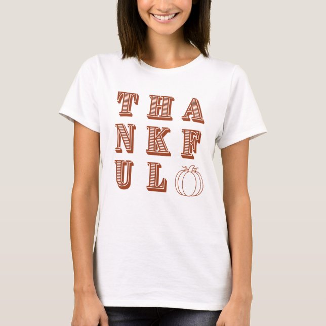 T-shirt Boho moderne Thanksgiving (Devant)