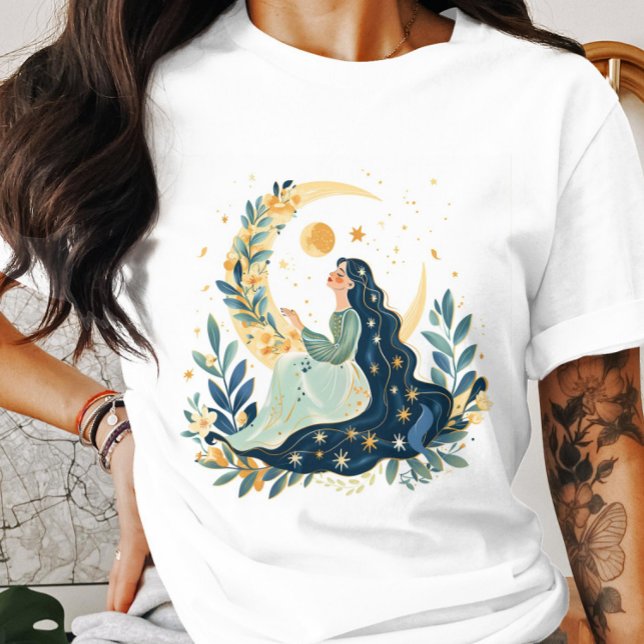T-shirt Boho Moon Maiden (Créateur téléchargé)