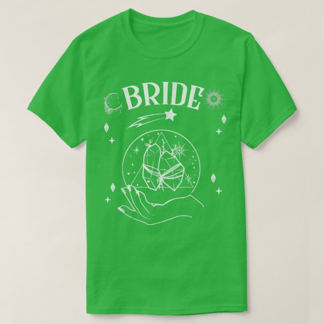 T-shirt Boho Mystic Tarot Celestial Bachelorette Bride Bri (Design devant)