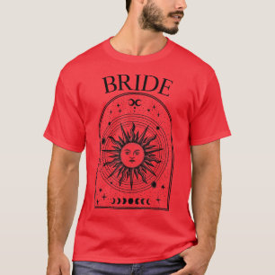 T-shirt Boho Mystic Tarot Celestial Bachelorette Bride Bri