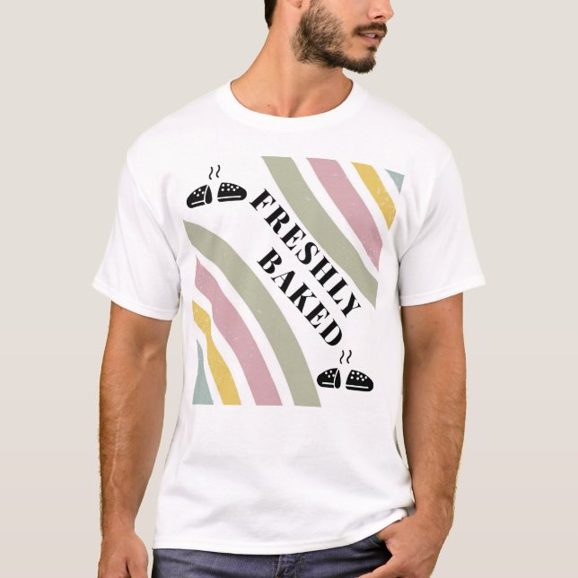 T-shirt Boho Neutre	T-Shirt Minimal de cuisson | fraîcheme (Devant)