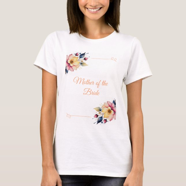 T-shirt Boho Peachy Floral (Devant)