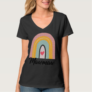 T-shirt Boho Rainbow Fête des mères Mawmaw maman grand-mèr