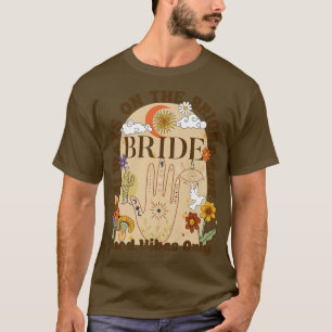 T-shirt Boho Retro Céleste Bachelorette Mariée