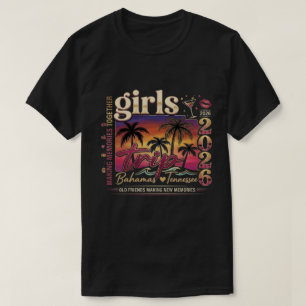 T-shirt Boho Rose & Orange    Voyage Filles Rétro Coucher 