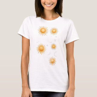 T-Shirt Boho Soleil Cadeau pour Femmes Été