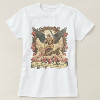 T-shirt Boho St. Michael Archangel Traditionnel Catholique
