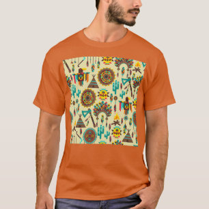 T-shirt Boho style autochtone américain Pow wow