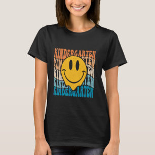 T-shirt Boho Vintage Rétro Super Smile maternelle Enseigne