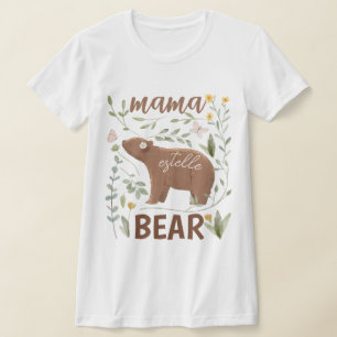 T-shirt Boho Woodland Animaux Forest Friends Baby shower