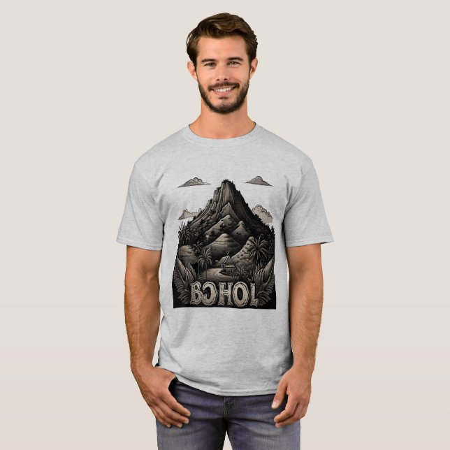 T-Shirt Bohol Chocolate Hills (Devant entier)